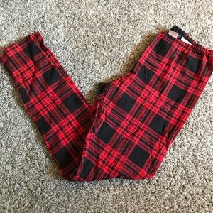 Plaid leggings