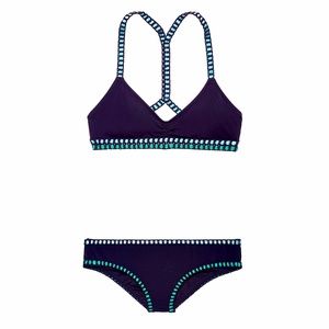 NEW Victoria's Secret 2 pc bikini crochet trim
