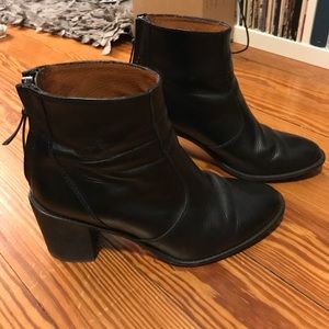 Madewell Black Ankle Boots