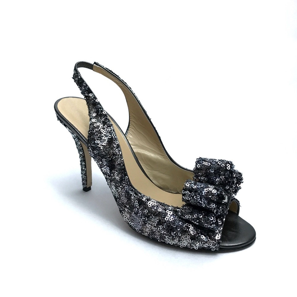 {Kate Spade} Charyl Sequin Slingback Heels Size 8