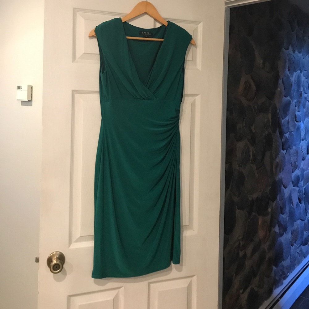Ralph Lauren sleeveless green dress