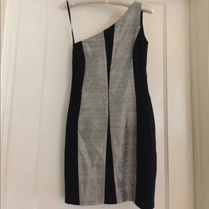 Rag & Bone designer dress Sz 2 one shoulder mini