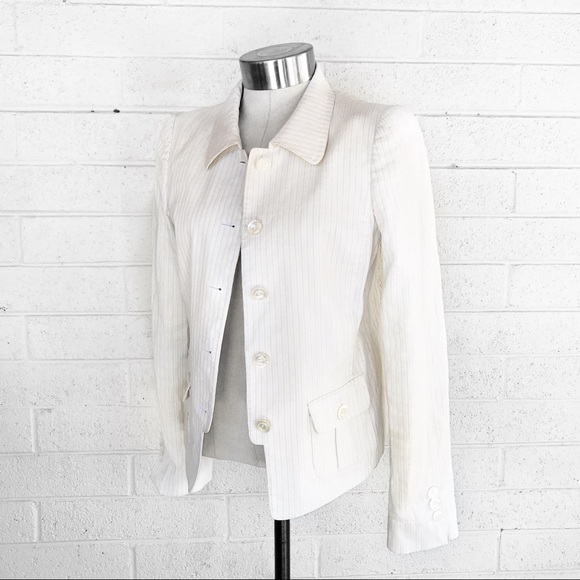 Armani collezioni striped seersucker blazer - Picture 4 of 5