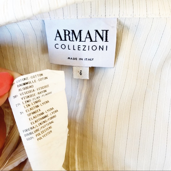 Armani collezioni striped seersucker blazer - Picture 5 of 5