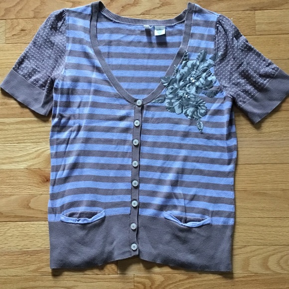 Anthropologie Sweaters - Anthro Moth Embellished Cardigan