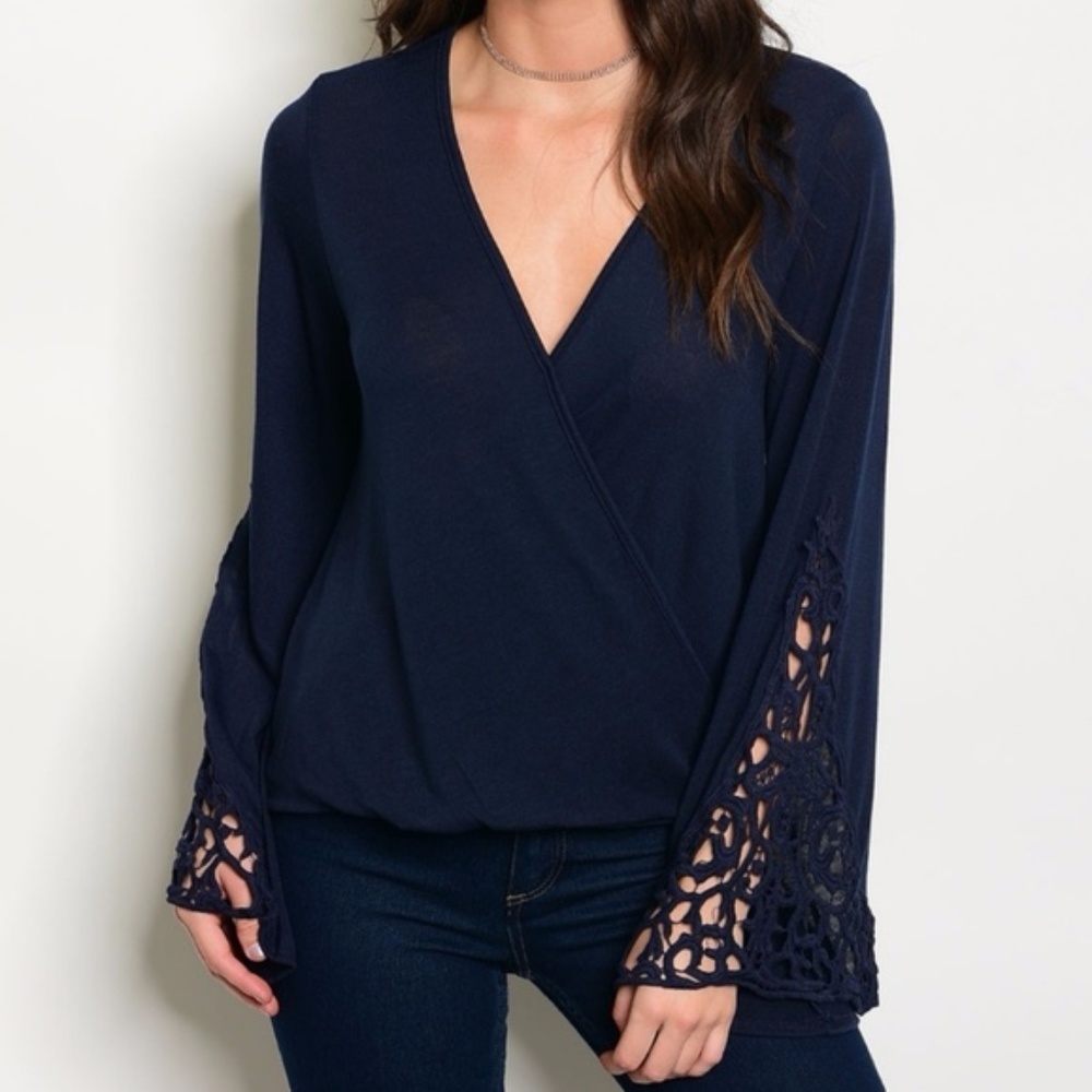 Crochet Sleeve Top