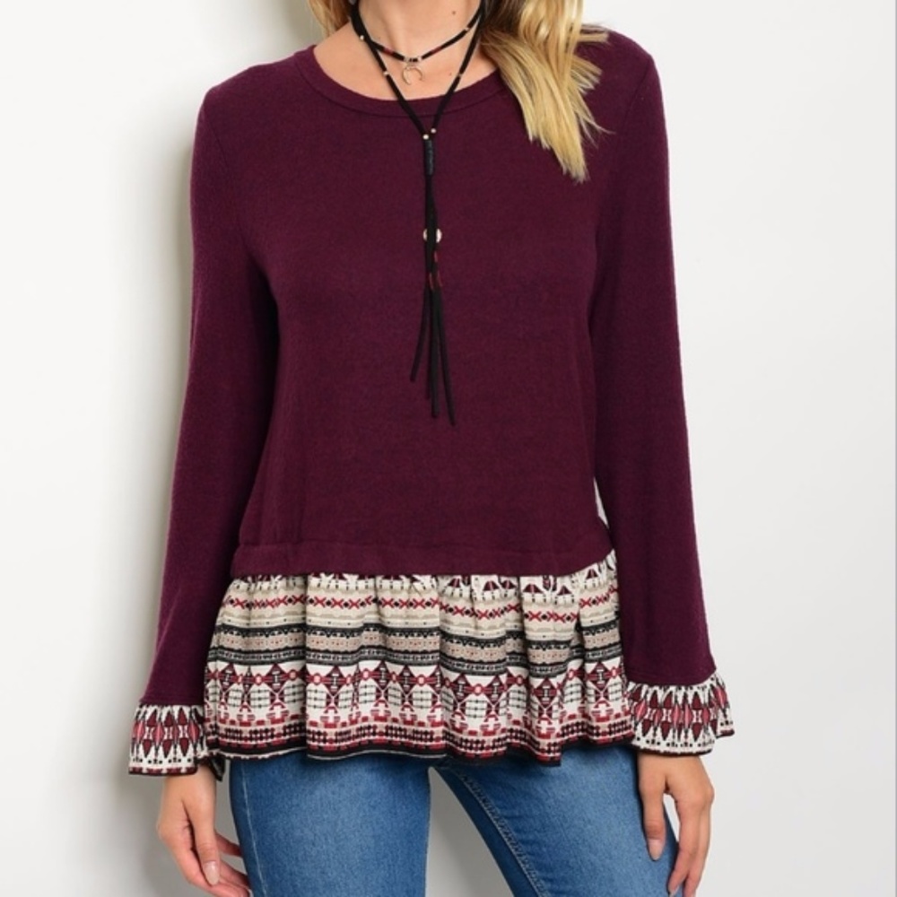 Slub Knit Top