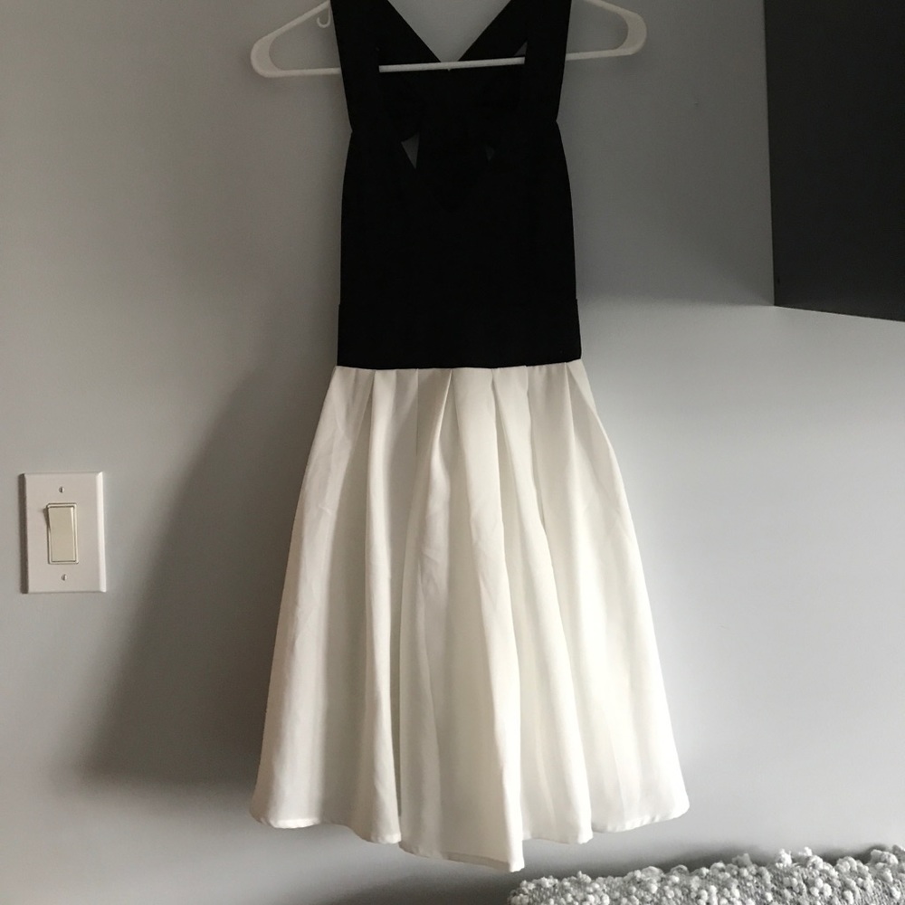 Low back bow dress