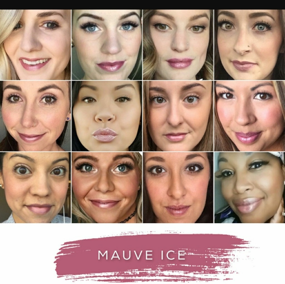 Mauve ice lipsense color