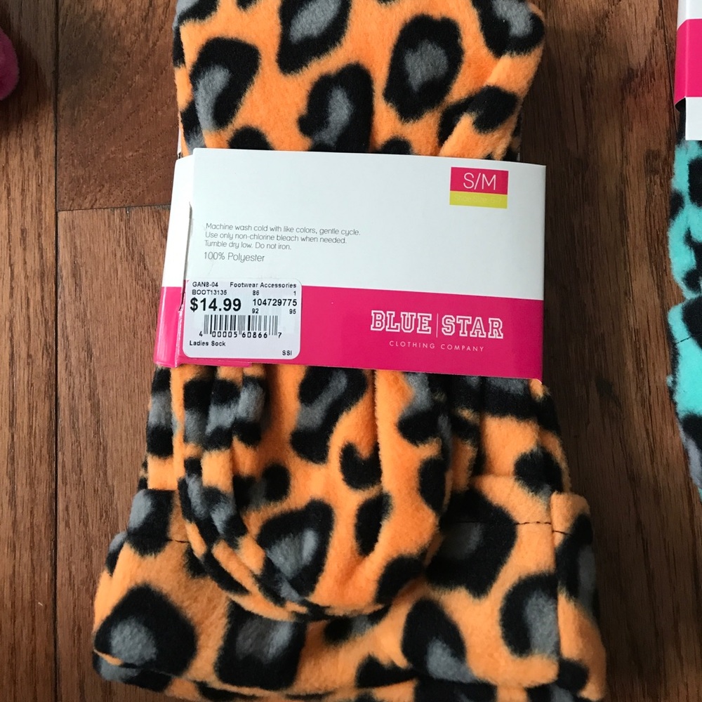 NWT 2 Rain Boot liners leopard prints - Picture 3 of 5