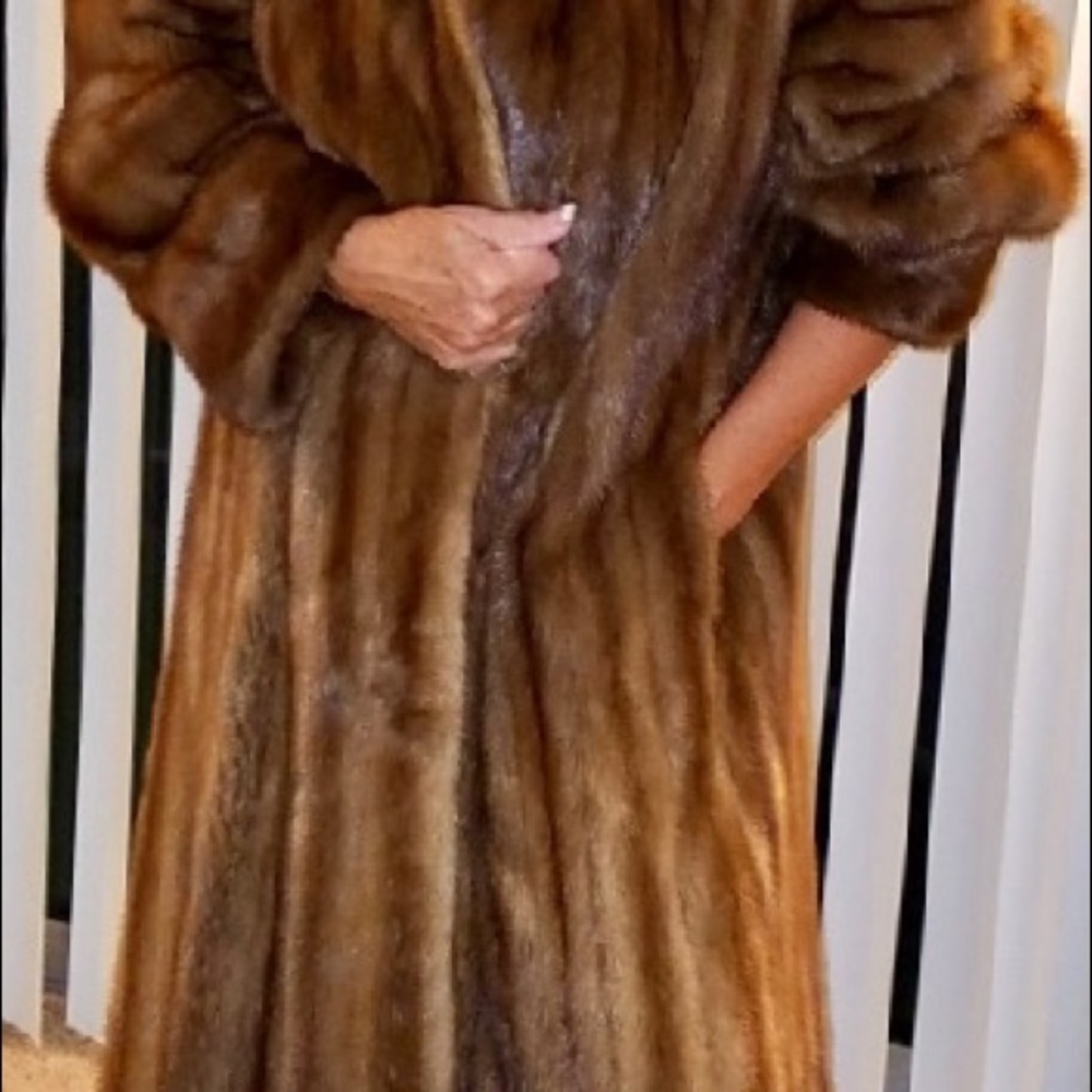 Full length mink coat
