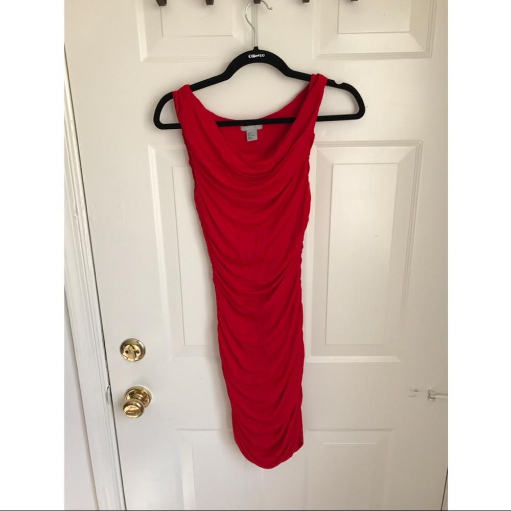 Bodycon red H&M dress size 4