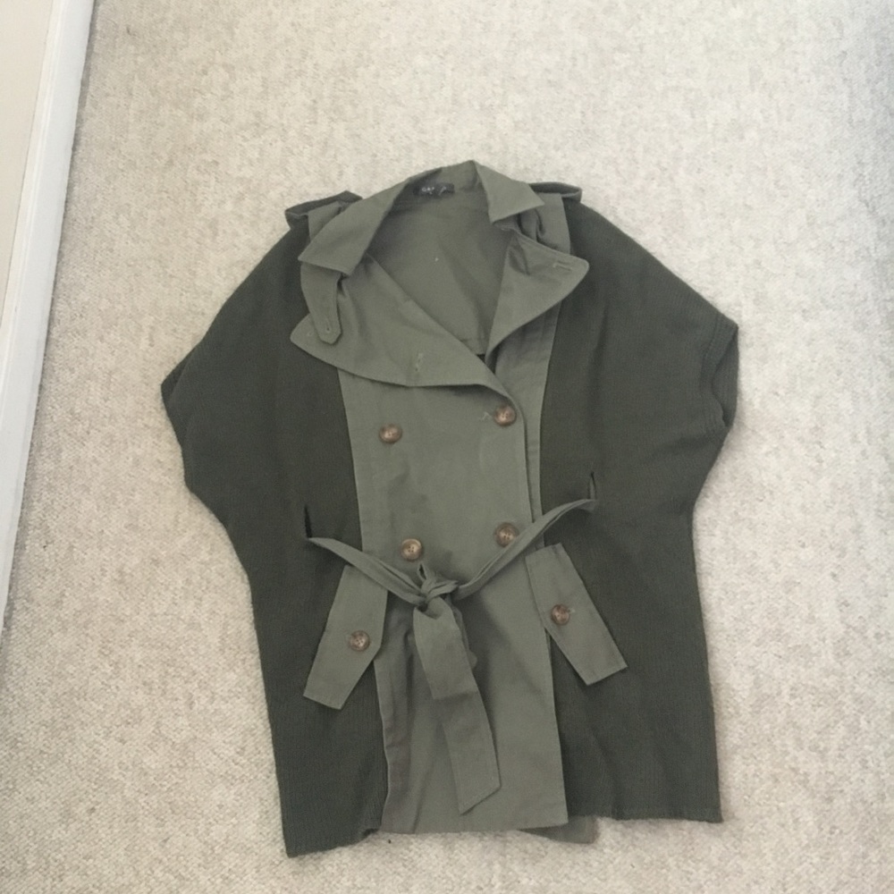 Large Army style sweater!