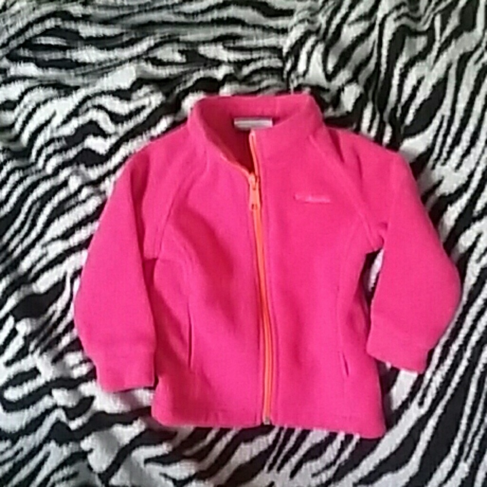 Columbia Fleece girls 12-18 months zip up jacket