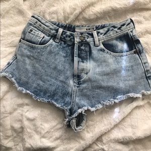 Top shop jean shorts