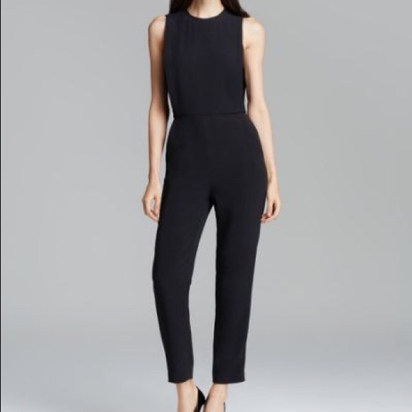 theory black jumpsuit