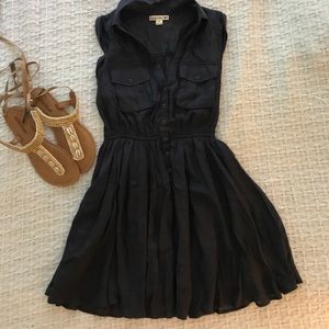 Soft and Flirty Navy Dress