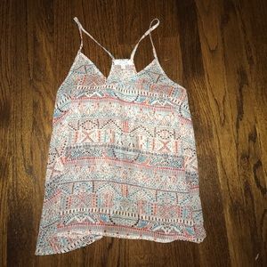 patterned tank top
