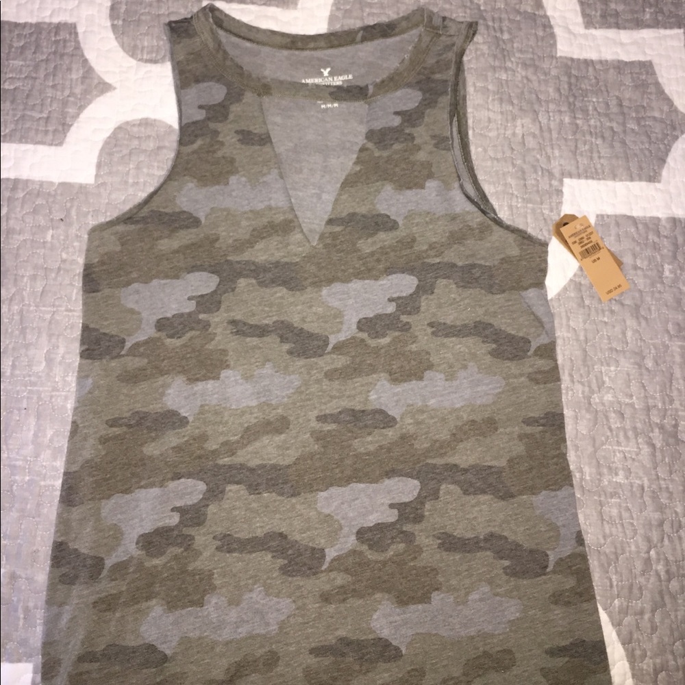 Camo muscle tank