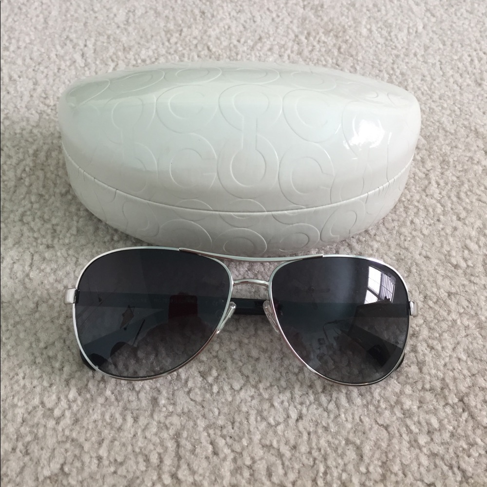 Black coach sunglasses