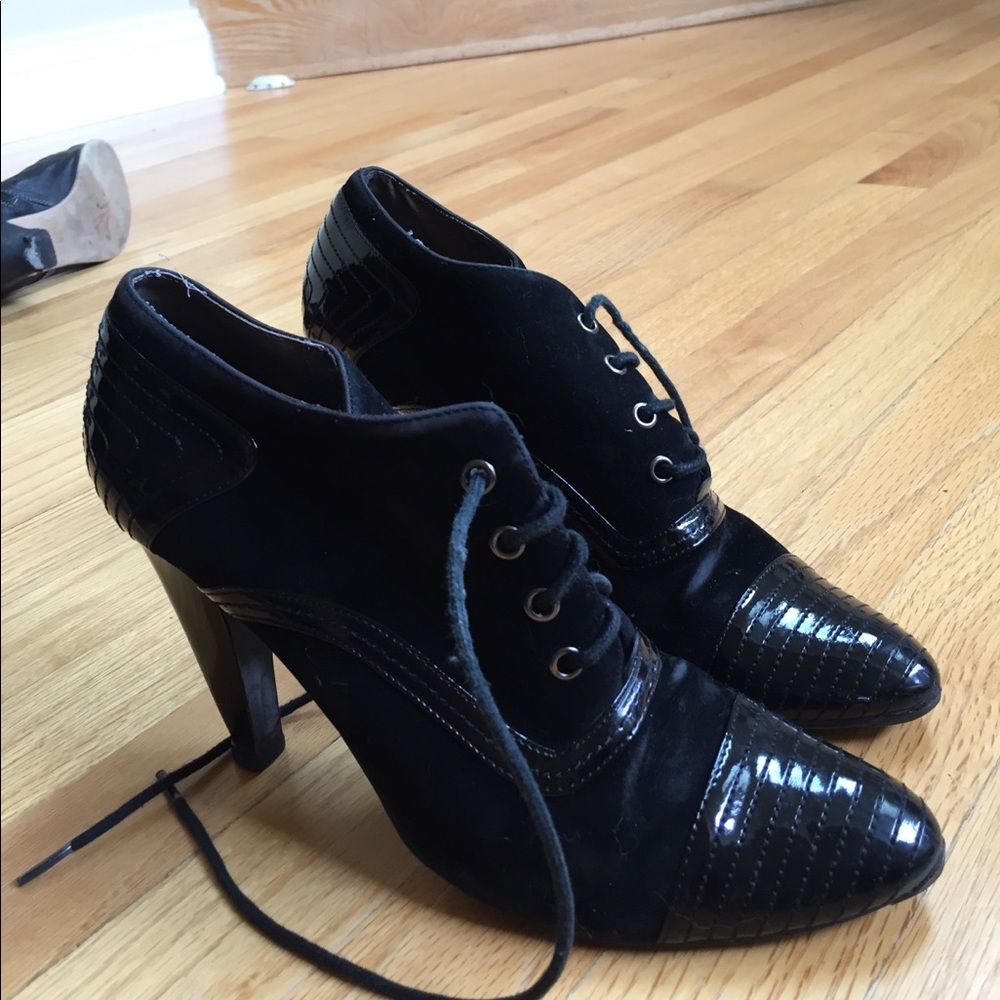 Black ankle boots