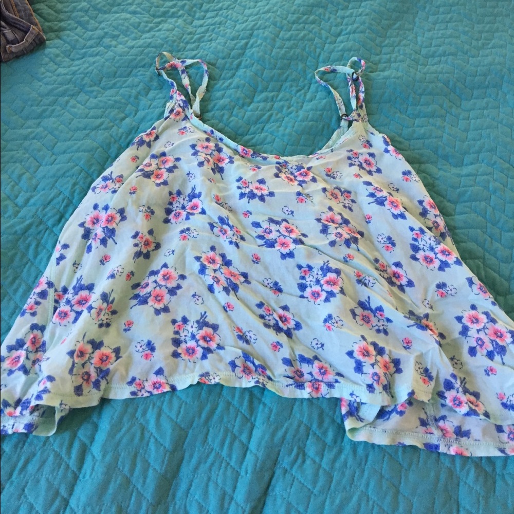 Open back tank top