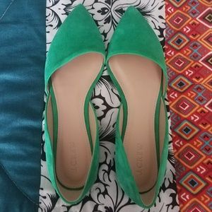 J. Crew Suede Sloan D'Orsay Flats
