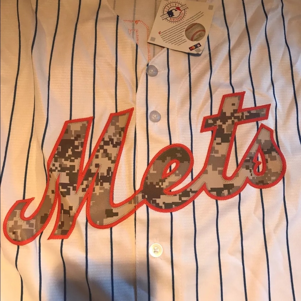 2015 New York Mets MAJESTIC USMC Military Jersey