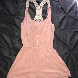 Forever 21 Light Pink Romper - Size S