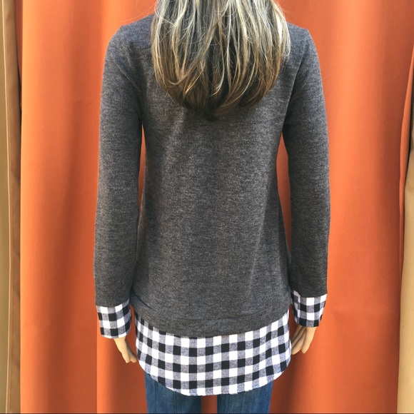 SALE. PLUSH LAYERED LOOK TUNIC - Picture 5 of 7