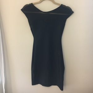 Mesh black dress