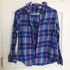 BDG • Boyfriend Fit Blue Flannel 🦋