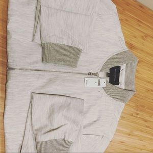 Banana Republic Linen Bomber Jacket