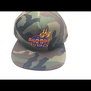 Supreme USA 5 Panel baseball hat