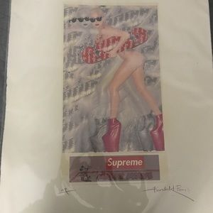 Supreme Lady Gaga Fairchild Poster Authentic