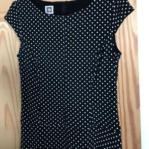 💎👗Anne Klein polka dots 🌟dress🌟