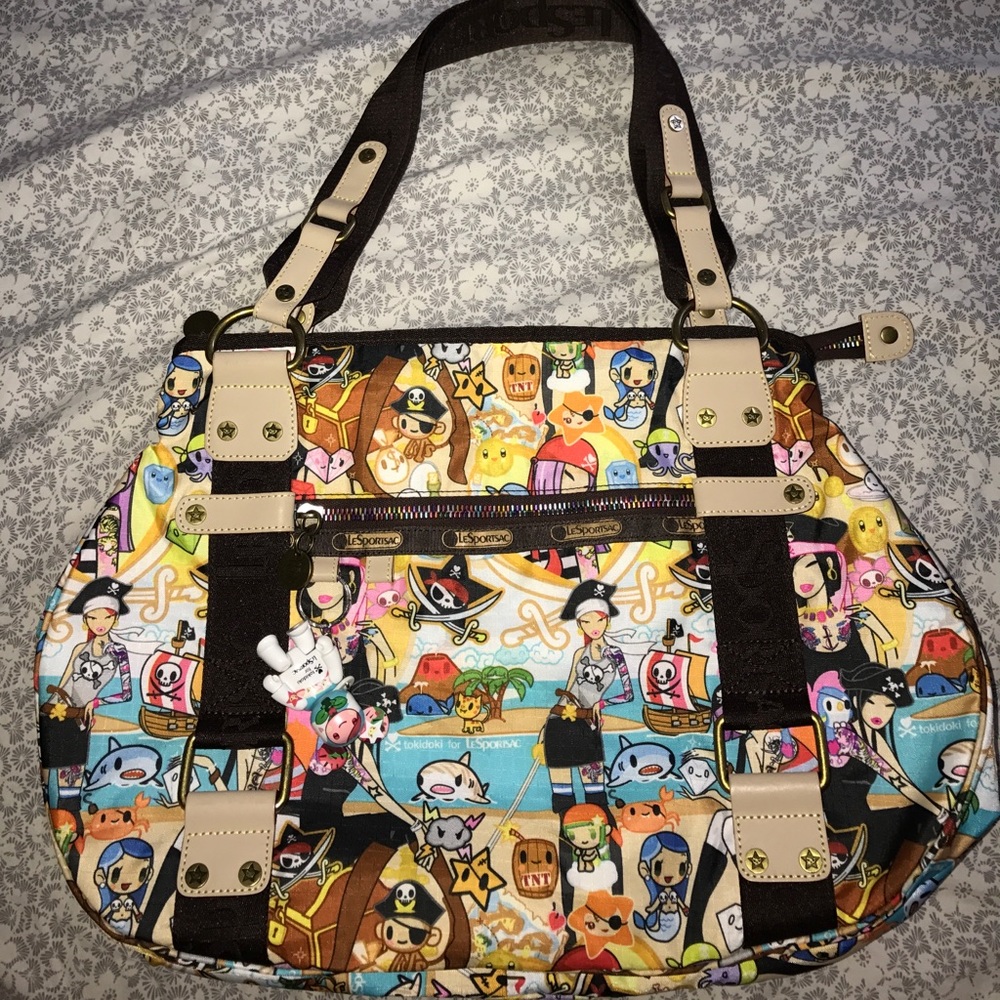 Tokidoki For Lesportsac Pirata Pirate Shoulder Bag