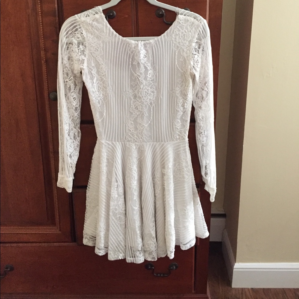 For love and lemons white lace dress