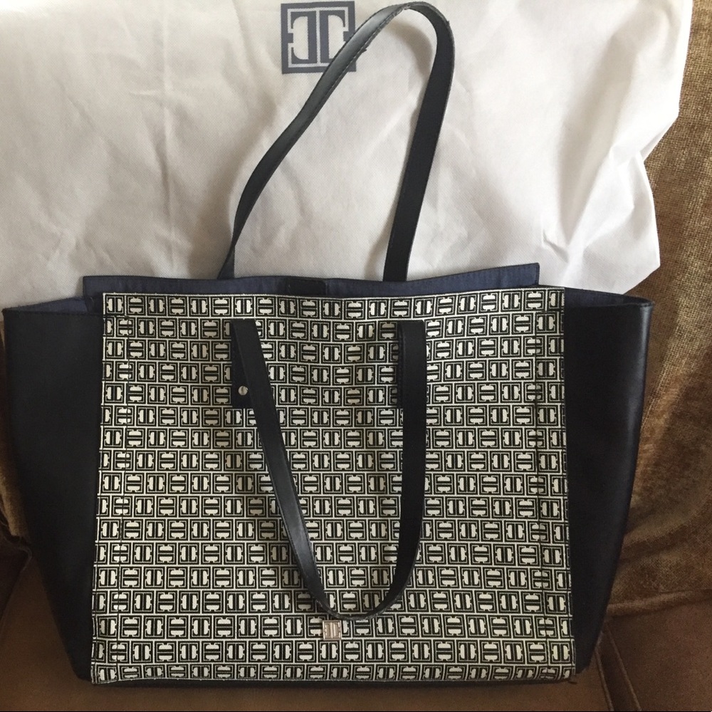 Ivanka Trump Signature Black and White bag