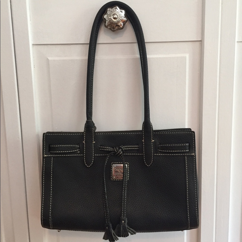 Dooney & Bourne East West Tassel Tote - Black