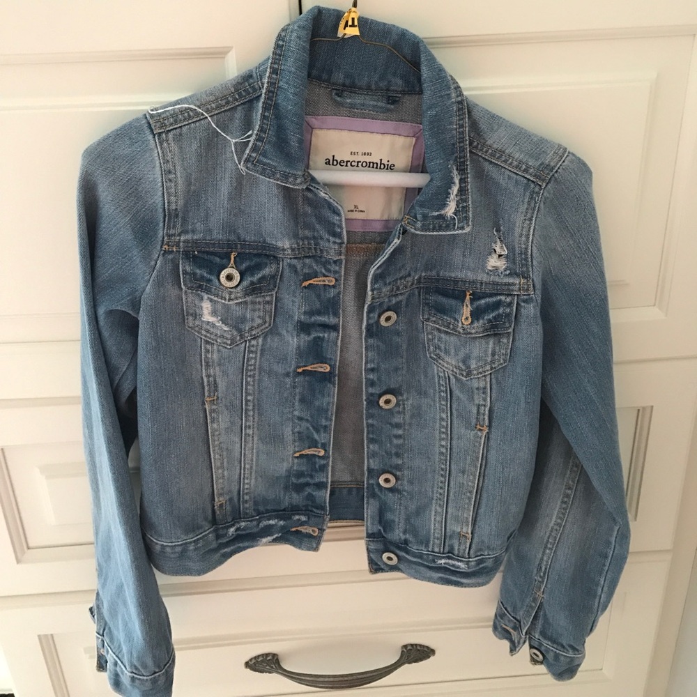 Abercrombie jeans jacket never worn!