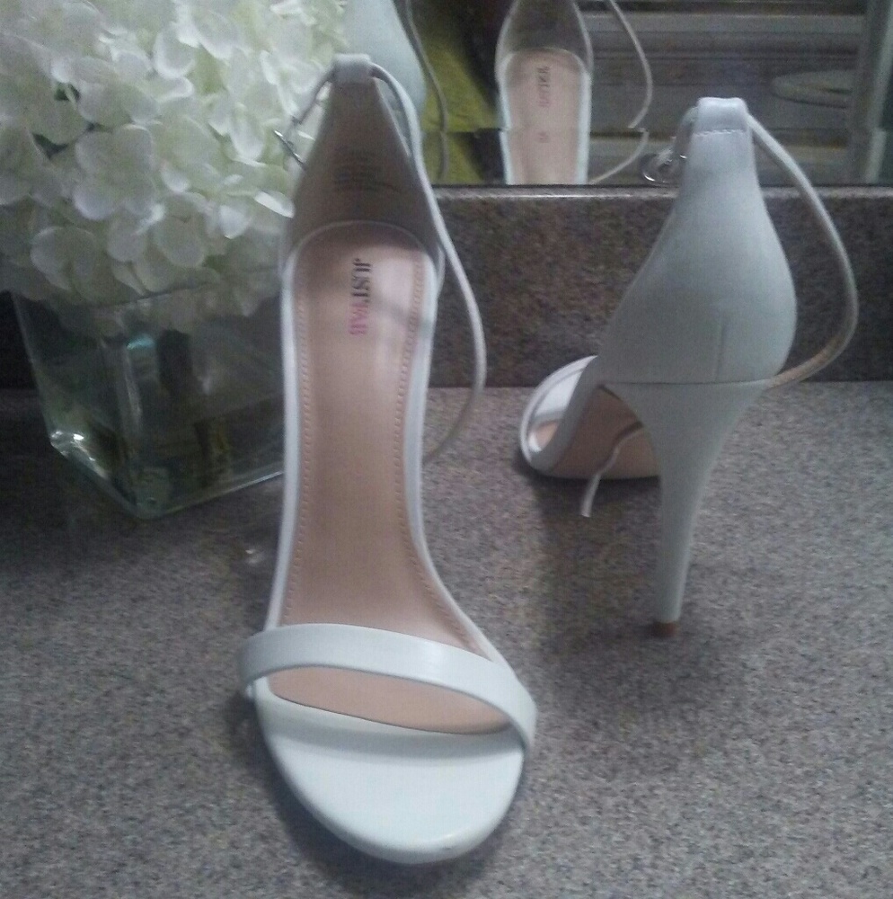 **SOLD**Brand New JUSTFAB Strappy Heels Size 11
