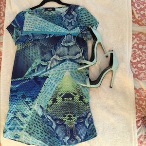 Lulus patterned t-shirt dress