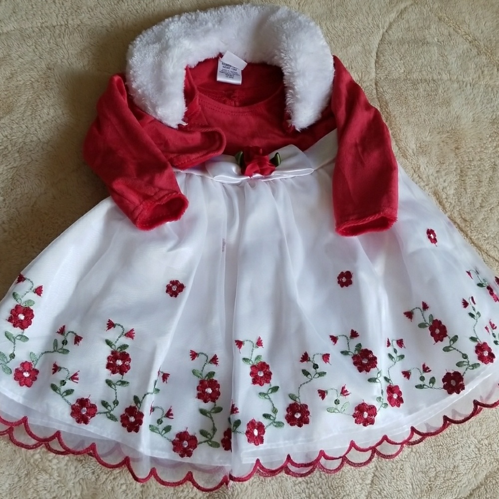 2 piece dress and cardigan worn once