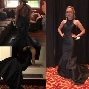 Black formal dress