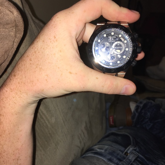 Invictia black subaqua chronograph watch - Picture 2 of 4