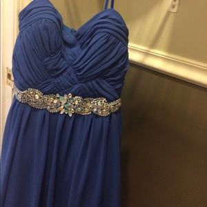 Blue Homecoming dress