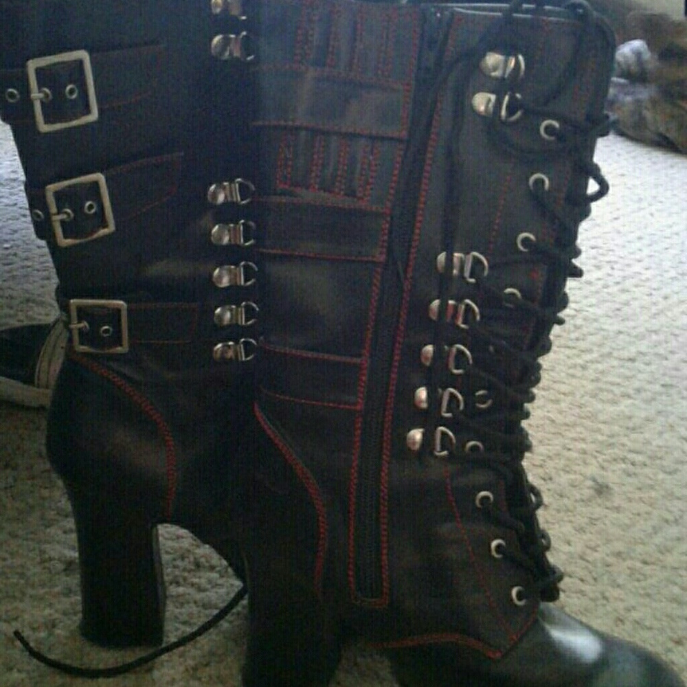 Leather Demonia boots