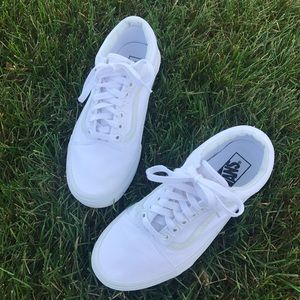 canvas old skool true white