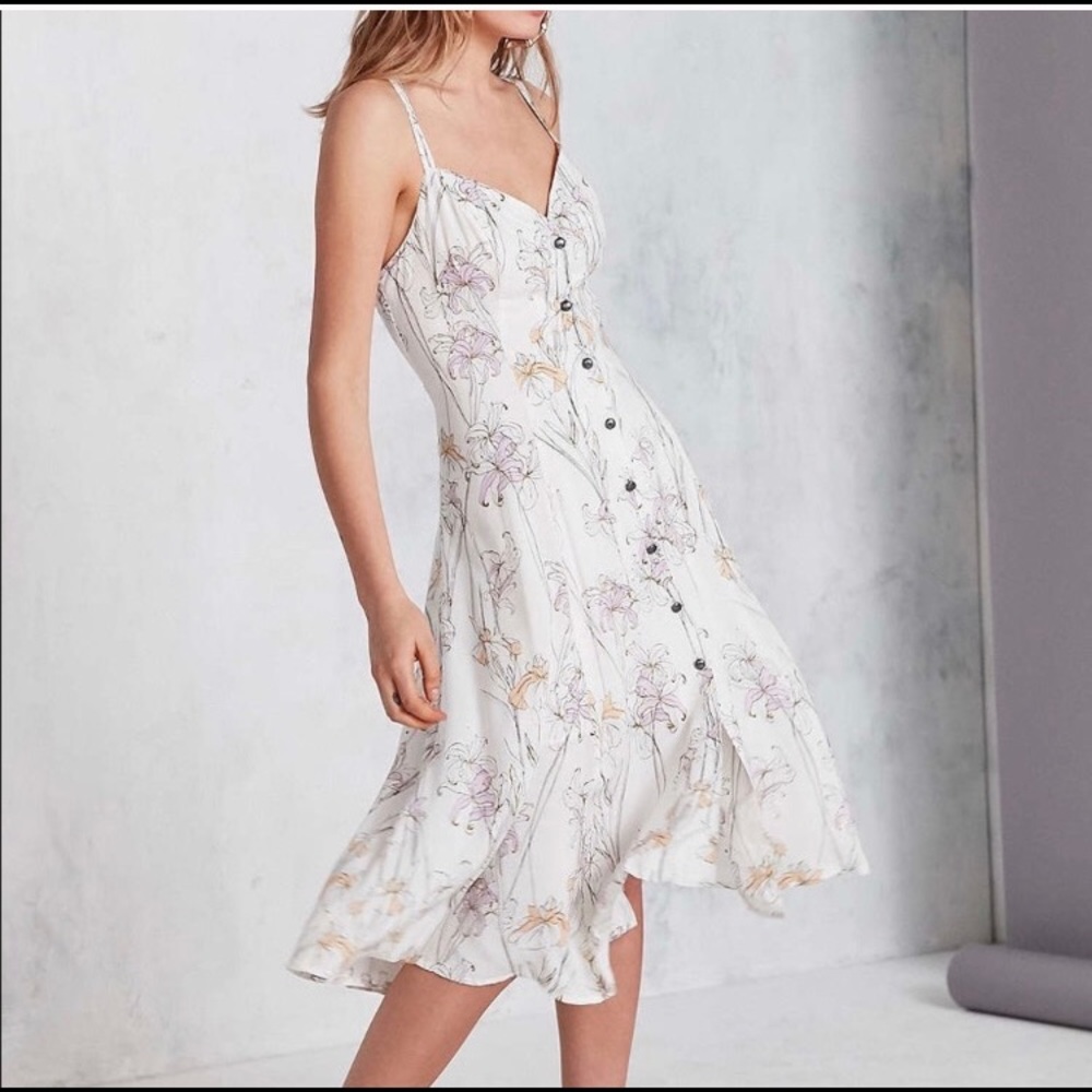 graziano button up dress by Kimchi Blue